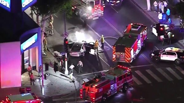Innocent Driver Killed in Fiery Fairfax District Crash at End of Pursuit – NBC Los Angeles