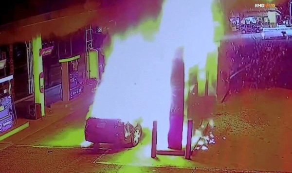 Video Shows Car Fire, Explosion at Gas Station – NBC Los Angeles