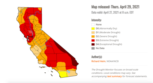 Drought Expands to Nearly All of California – NBC Los Angeles