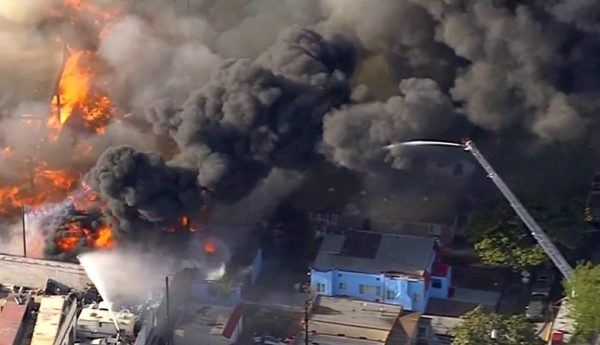 Compton Fire Damages Homes, Garages – NBC Los Angeles
