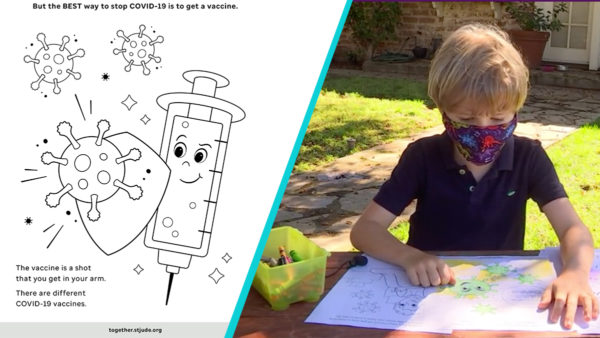 Vaccine Coloring Book Developed by Doctors Aims to Help Explain the Pandemic to Kids – NBC Los Angeles