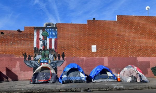LA Approves $2M for Sidewalk Homeless Encampment Signs – NBC Los Angeles