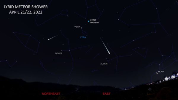 Here’s How to Watch the Lyrid Meteor Shower this Weekend – NBC Los Angeles