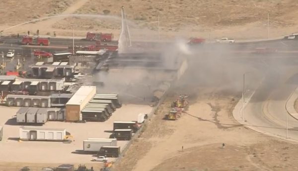 Fire Burns UPS Customer Center in Lancaster – NBC Los Angeles
