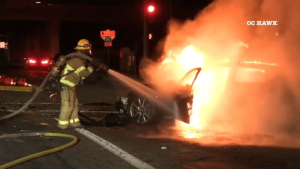Fiery Crash in Fullerton – NBC Los Angeles