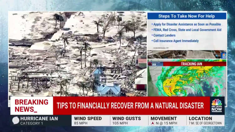 Tips to financially recover from a natural disaster