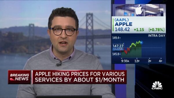Apple raises prices on Apple TV+ and Apple Music