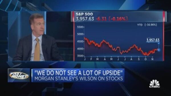 Double-digit percentage drop will hit stocks in 2023: Morgan Stanley