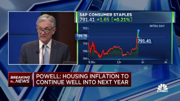 Fed Chair Jerome Powell says smaller rate hikes could come in December