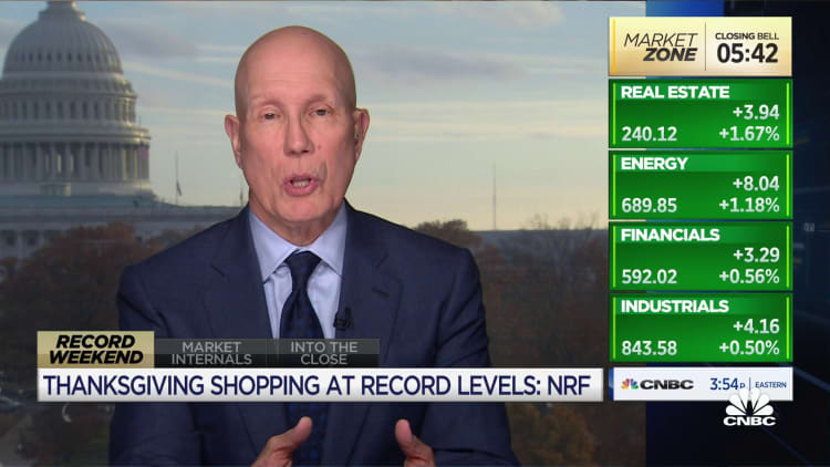 Holiday shopping weekend saw 20 million more shoppers than last year, says NRF CEO Matt Shay