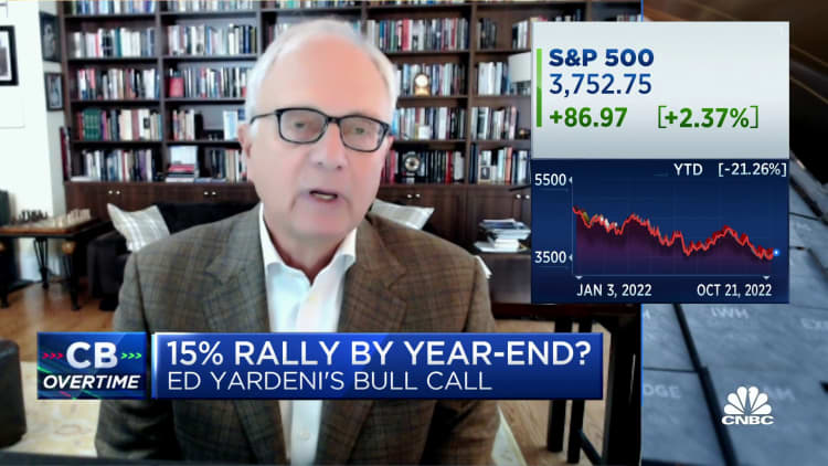 Markets will have a Santa Claus rally thanks to midterm tailwind, says Ed Yardeni