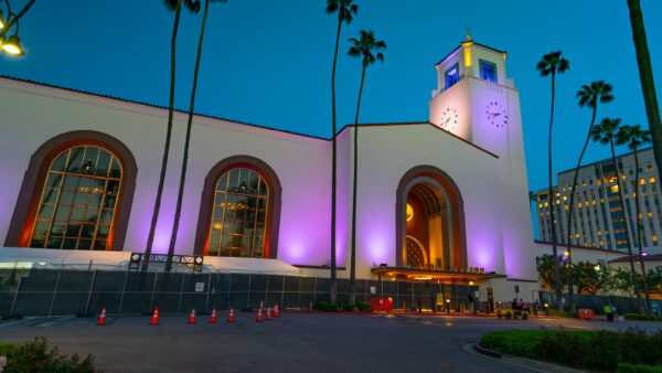 Why These LA Landmarks Are Glowing Red – NBC Los Angeles