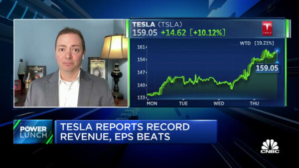 Tesla just had its best week since May 2013