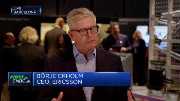 Ericsson CEO says Europe’s telecom industry is probably unsustainable