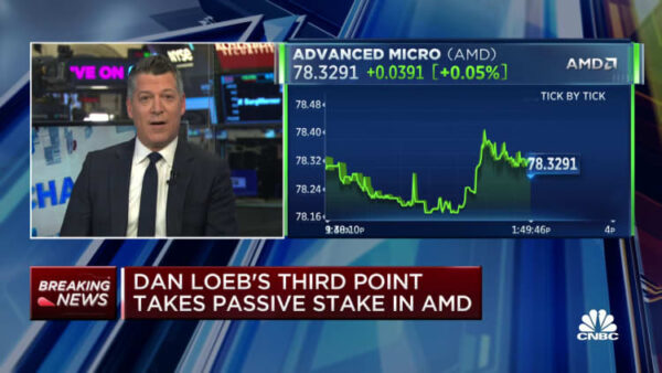 Activist hedge fund manager Dan Loeb takes a passive stake in AMD