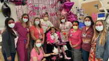 Nurses throw Barbie-themed party for young girl – NBC Los Angeles