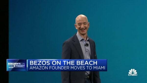 Amazon founder Jeff Bezos is leaving Seattle for Miami