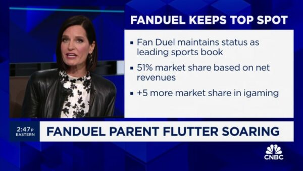 FanDuel parent Flutter lists on the NYSE, challenging DraftKings