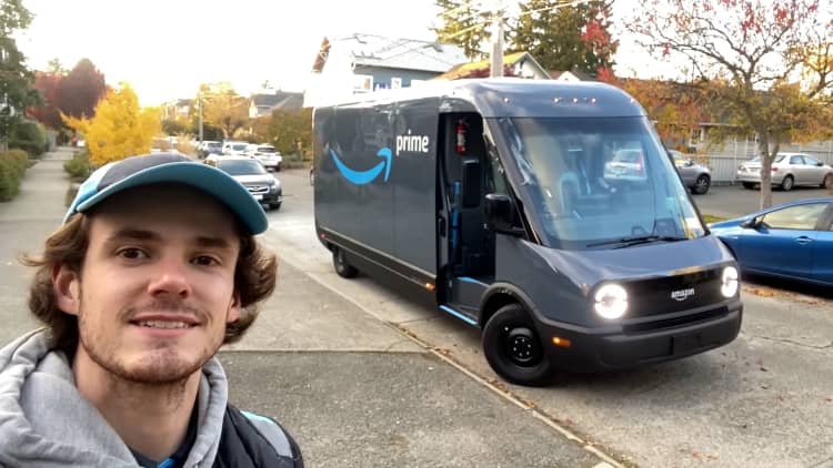 How the tough job of Amazon delivery has changed with new Rivian vans