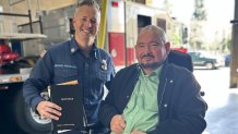 Whitter Man reunites with Orange County fireman who saved his life – NBC Los Angeles