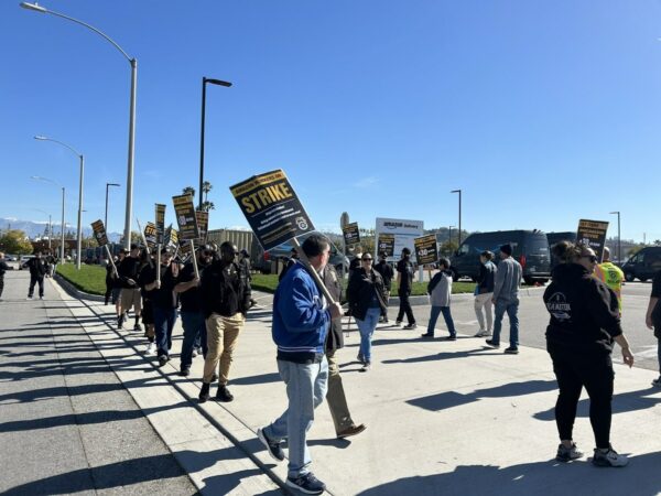 Teamster drivers extend their labor strike to Amazon’s Industry warehouse – Daily News