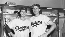Gil Hodges and Carl Erskine