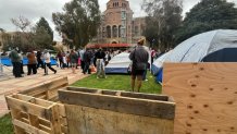 Pro-Palestine protesters set up encampment at UCLA – NBC Los Angeles