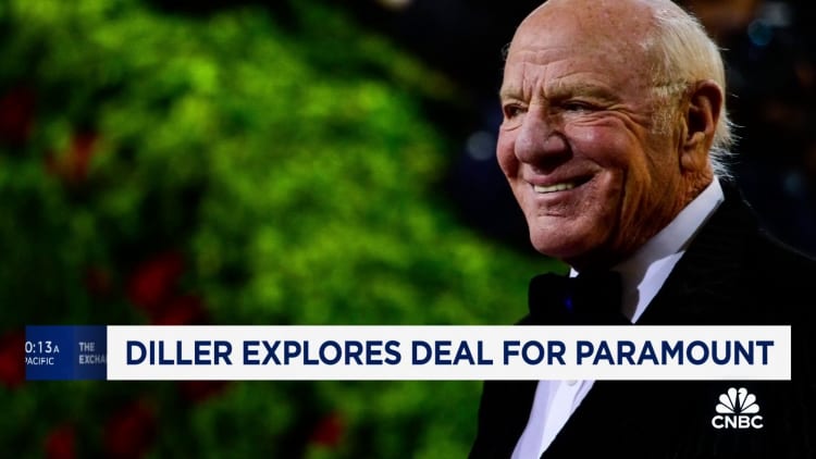 Barry Diller is considering a bid to take control of Paramount Global